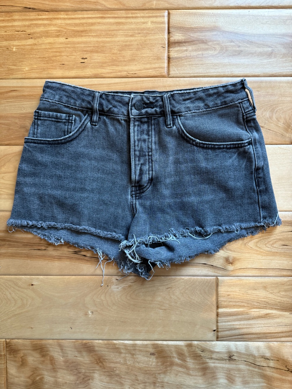 PacSun Black Wash Denim Shorts